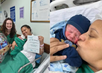 Os dois primeiros bebês de 2026 na rede pública do Rio de Janeiro nasceram nos primeiros minutos do ano. Miguel veio ao mundo no Leblon e Ayla nasceu em Madureira.
