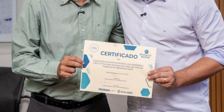 Duque de Caxias começa a usar o Sistema Eletrônico de Informações (SEI) para digitalizar processos administrativos, aumentando eficiência, segurança e agilidade no atendimento à população.