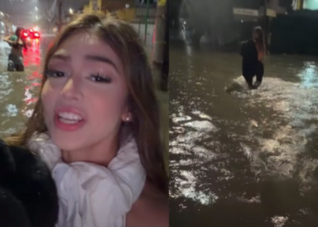 As chuvas fortes que atingiram o Rio de Janeiro deixaram a cantora Melody ilhada em rua alagada na Zona Norte. Ela foi resgatada e seguiu para gravação com Pedro Sampaio.