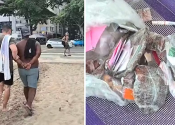 A Polícia Civil do Rio prendeu José Daniel de Oliveira Campos por tráfico de drogas e estelionato contra turistas em Copacabana; caso segue sob investigação da Deat.