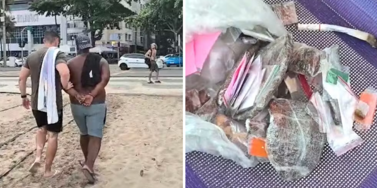 A Polícia Civil do Rio prendeu José Daniel de Oliveira Campos por tráfico de drogas e estelionato contra turistas em Copacabana; caso segue sob investigação da Deat.