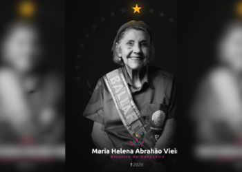 A Estação Primeira de Mangueira anunciou a morte de Maria Helena Abrahão Vieira, ex-destaque de luxo e baluarte da escola. Ela dedicou mais de cinco décadas à Verde e Rosa, deixando legado artístico e cultural.