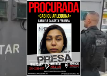 Uma mulher apontada como integrante do Comando Vermelho e ligada ao tráfico internacional foi presa no Morro do Barbante, na Ilha do Governador (RJ).