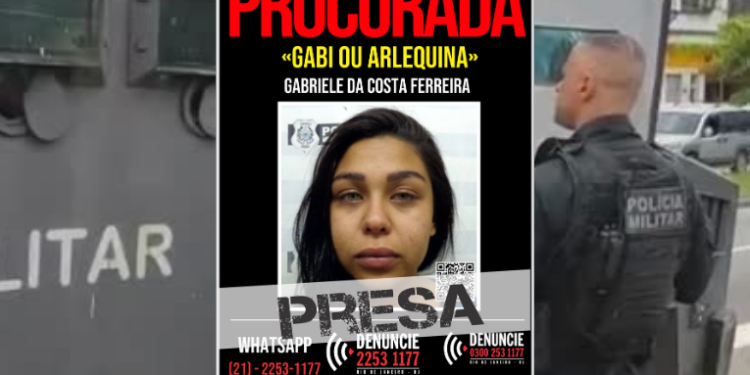 Uma mulher apontada como integrante do Comando Vermelho e ligada ao tráfico internacional foi presa no Morro do Barbante, na Ilha do Governador (RJ).
