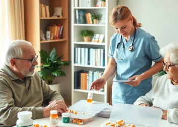 Solução brasileira ajuda idosos a tomar medicamentos no horário certo.