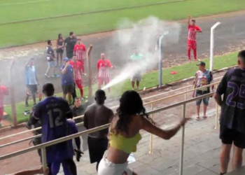 Vídeo mostra agressão contra jogador no Sul do Espírito Santo.