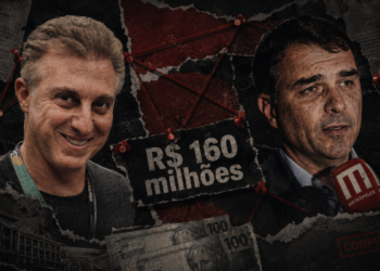 Flávio Bolsonaro questiona origem de recursos atribuídos a Daniel Vorcaro e cita repasses a programa de TV e filme investigado pela Polícia Federal.