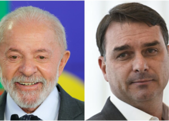 Flávio Bolsonaro acionou o TSE para contestar pesquisa AtlasIntel/Bloomberg que aponta Lula à frente em cenários para 2026 e questiona metodologia do levantamento.