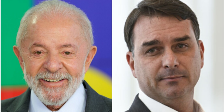 Flávio Bolsonaro acionou o TSE para contestar pesquisa AtlasIntel/Bloomberg que aponta Lula à frente em cenários para 2026 e questiona metodologia do levantamento.