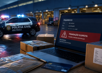Polícia Civil de São Paulo mira grupo suspeito de aplicar golpe de R$ 263 mil contra Mercado Livre e Mercado Pago com links de pagamento e estornos fraudulentos.