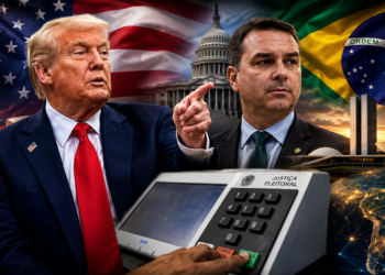Entrevista no Direto da Redação debate soberania nacional, eleições de 2026 e articulações políticas feitas no exterior.