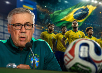 Ancelotti não confirmou os titulares do Brasil contra o Japão, mas elogiou a preparação da equipe para o mata-mata da Copa.