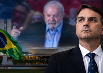 Flávio Bolsonaro criticou Lula no X e afirmou que o Brasil não pode seguir o caminho defendido pelo atual governo.