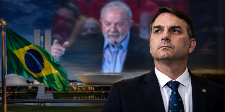 Flávio Bolsonaro criticou Lula no X e afirmou que o Brasil não pode seguir o caminho defendido pelo atual governo.