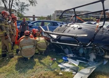 Colisão entre helicópteros no Recreio expõe desafio do tráfego aéreo no Rio e deixa seis mortos