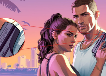 Imagem oficial de GTA VI divulgada pela Rockstar Games mostra arma com a inscrição "Made in Brazil", alimentando teorias dos fãs sobre uma referência ao Brasil.
