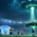 Um relato sobre suposta invasão alienígena durante Brasil x Escócia viraliza nas redes. História atribuída à vidente Vó Bahiana repercute antes da Copa do Mundo.