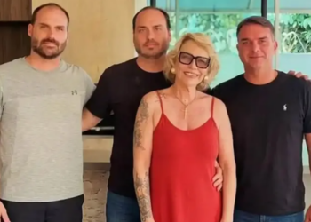 Flávio Bolsonaro descartou lançar Rogéria Bolsonaro ao Senado pelo Rio em 2026 após a desistência de Cláudio Castro da disputa.