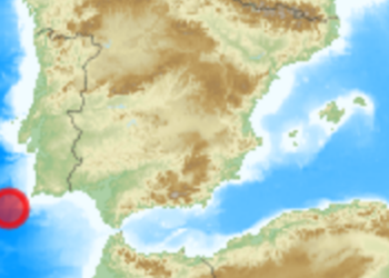 Sismo de magnitude 4,1 foi registrado no Algarve, sul de Portugal, com epicentro no Atlântico, próximo ao Cabo de São Vicente. Tremor foi sentido em Lagos e Portimão.