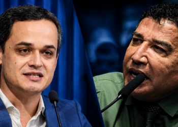 Aliança de Lorenzo Pazolini com Flávio Bolsonaro e Magno Malta reorganiza a direita capixaba e amplia as disputas pela chapa ao Senado em 2026.