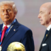Donald Trump afirmou que intercedeu junto à FIFA pela revisão da expulsão de Folarin Balogun na Copa do Mundo de 2026. A entidade anulou a suspensão e confirmou o atacante nas oitavas de final.