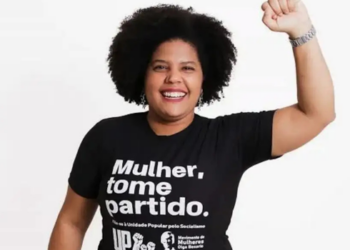 Unidade Popular lança Samara Martins à Presidência e Raquel Brício como vice. Chapa defende estatização, políticas sociais e auditoria da dívida pública.
