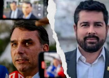 Flávio Bolsonaro repudiou declarações de Paulo Figueiredo sobre mulheres e afirmou que o comentarista não integra sua pré-campanha à Presidência.