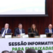TSE reúne representantes estrangeiros para apresentar o sistema eleitoral brasileiro, explicar a segurança das urnas e discutir os riscos da inteligência artificial nas eleições de 2026.