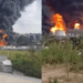 Incêndio de grandes proporções atinge indústria de reciclagem em Itaquaquecetuba, na Grande São Paulo. Bombeiros atuam para controlar as chamas.