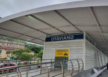 Estação Otaviano, em Madureira, é fechada após atos de vandalismo. Mobi-Rio informou que unidade do corredor Transcarioca passará por reparos.