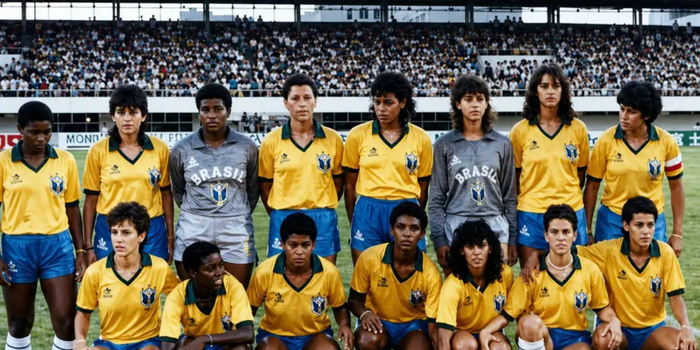 Ex-jogadoras da Seleção Brasileira são homenageadas no desfile de 7 de Setembro, em Brasília, antes da Copa do Mundo Feminina de 2027.