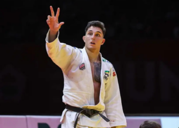 Guilherme Schimidt conquista o ouro no Grand Slam de Budapeste, vence Boris Rutovic na final e se destaca na nova categoria até 90 kg.