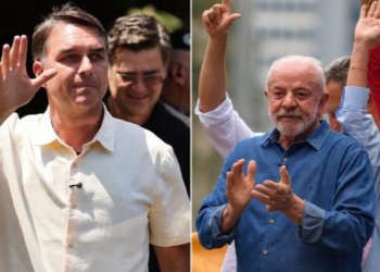 Pesquisa Quaest mostra Flávio Bolsonaro com 46% e Lula com 44% no segundo turno de 2026, em cenário de empate técnico.