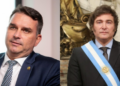 Brasil pede explicações à Argentina sobre viagem de Flávio Bolsonaro aos EUA. Caso aumenta tensão entre Lula e Milei.