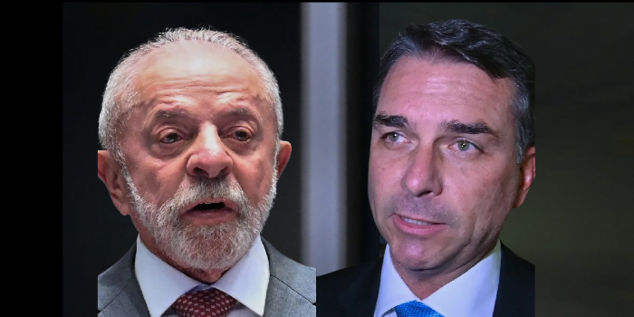 Empresa ligada a advogado investigado por fraudes no INSS pagou três voos de Flávio Bolsonaro na Europa em 2025, segundo documentos da PF.