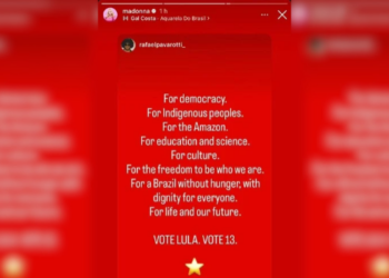 Tinashe manifesta simpatia por Lula, enquanto fã-clubes de artistas internacionais movimentam as redes sociais durante as eleições de 2026.