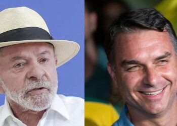 Flávio Bolsonaro e Luiz Inácio Lula da Silva disputam o segundo turno presidencial marcado para 25 de outubro.
