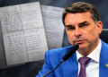 Flávio Bolsonaro divulga carta nos EUA, agradece a Trump e Milei, questiona eleição e anuncia liderança da oposição brasileira.