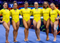 Brasil garante cinco vagas em finais do Mundial de Ginástica Artística em Roterdã. Rebeca Andrade lidera no salto, e Flávia Saraiva avança em duas provas.